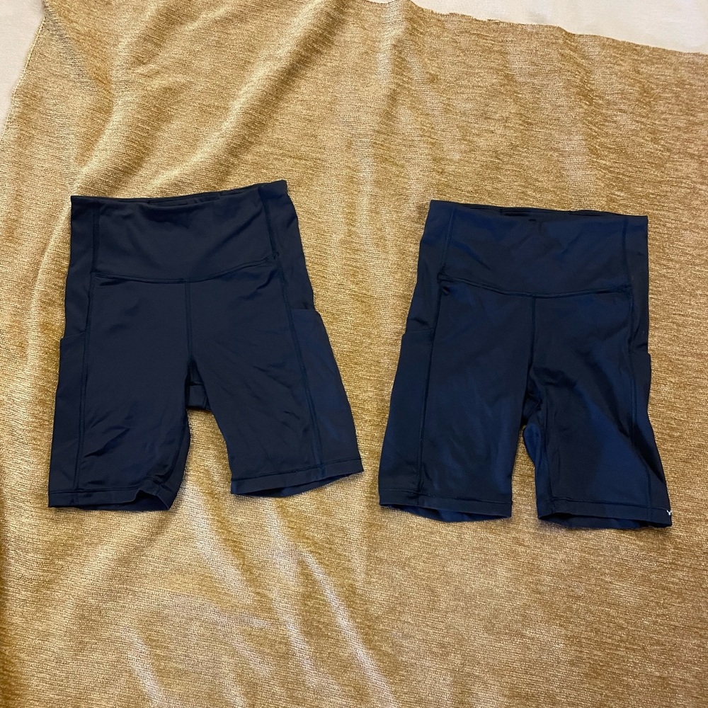 2 pair of Athleta Ultimate Stash Pocket 7” short